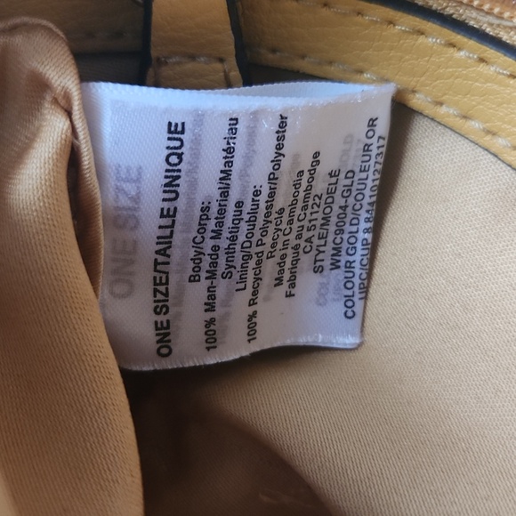 Time and Tru Crossbody Leather Bag/Purse. Color:Gold. Brand new. - Picture 11 of 11